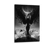 YBHF Broken Angels Poster Wall Art Print Retro Aesthetic Room Decor 16x24inch(40x60cm) Frame-style