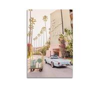 YBHF Vacation at The Beverly Hills Hotel Vintage Poster Wall Art Print Retro Aesthetic Room Decor 12x18inch(30x45cm) Unframe-style