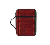 ybhgvc African Style Patchwork 1 Print Bible Storage Bag Scripture Holder Travel Devotional Home Use Religious Organizer