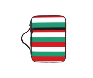 ybhgvc Bulgarian Flag Print Bible Storage Bag Scripture Holder Travel Devotional Home Use Religious Organizer