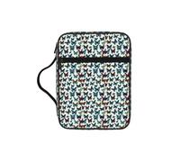 ybhgvc Butterfly and Cello Print Bible Storage Bag Scripture Holder Travel Devotional Home Use Religious Organizer