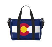 ybhgvc Colorado State Flag Print Unisex Hand Travel Bag Lightweight Water-Resistant Weekend Vacation Shoulder Tote