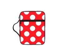 ybhgvc Cute Polka Dot Print Bible Storage Bag Scripture Holder Travel Devotional Home Use Religious Organizer