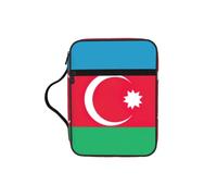 ybhgvc Flag of Azerbaijan Print Bible Storage Bag Scripture Holder Travel Devotional Home Use Religious Organizer