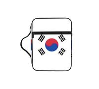 ybhgvc Flag of Republic of Korea Print Bible Storage Bag Scripture Holder Travel Devotional Home Use Religious Organizer