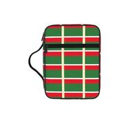 ybhgvc Flag of The Chechen Republic Print Bible Storage Bag Scripture Holder Travel Devotional Home Use Religious Organizer