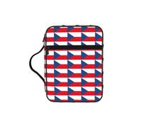 ybhgvc Flag of The Czech Republic Print Bible Storage Bag Scripture Holder Travel Devotional Home Use Religious Organizer