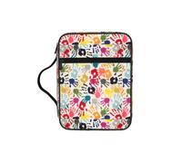 ybhgvc Hand Print Print Bible Storage Bag Scripture Holder Travel Devotional Home Use Religious Organizer