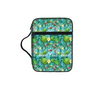 ybhgvc Japanese Pretty Koi Fish Print Bible Storage Bag Scripture Holder Travel Devotional Home Use Religious Organizer
