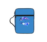 ybhgvc Orca Killer Whale Print Bible Storage Bag Scripture Holder Travel Devotional Home Use Religious Organizer