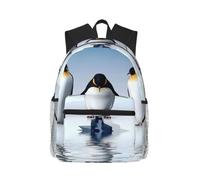 ybhgvc Penguin Print Unisex Lightweight Water-Resistant Casual Backpack Daily Commute Weekend Trips