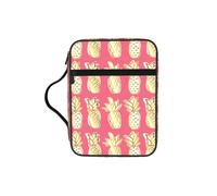 ybhgvc Pineapple Print Bible Storage Bag Scripture Holder Travel Devotional Home Use Religious Organizer