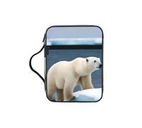 ybhgvc Polar Bear Print Bible Storage Bag Scripture Holder Travel Devotional Home Use Religious Organizer