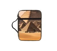 ybhgvc Pyramids of Egypt Print Bible Storage Bag Scripture Holder Travel Devotional Home Use Religious Organizer