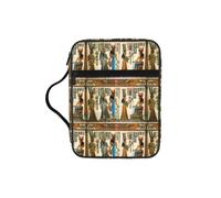 ybhgvc Women in Ancient Egypt Print Bible Storage Bag Scripture Holder Travel Devotional Home Use Religious Organizer