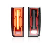 YBHPQRE Brake Stop Light Compatible With Hummer H2 2003-2009 Car Taillights Daytime Running Light Brake Stop Light Left Right Turning Signals(Clear Taillight)