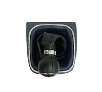 YBHPQRE Gear Shifter Compatible with for Rabbit for Golf 5 for Jetta MK5 2004 2005 2006 2007 2008 2009 2010 Car 5/6 Speed Gear Shift Knob Hand Speed Pen Gaiter Boot Cover(6 Speed)