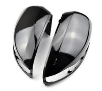 YBHPQRE Wing Mirror Covers Caps Compatible With Benz For W205 2014 2015 2016-2025 W213 W238 C253 X205 X253 C E For GLC For GLA For GLB Class LHD Car Side Rearview Mirror Cover Shell(Black)