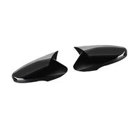 YBHPQRE Wing Mirror Covers Caps Compatible With Hyundai For I30 2012 2013 2014 2015 2016 For Veloster Car Rear View Mirror Cover Accessoires Ox Horn Side Shell Reverse Caps Trim(Black)