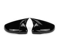YBHPQRE Wing Mirror Covers Caps Compatible With VW For Golf 6 MK6 For GTI For GTD R 2011 2012 2013 2009 2010 Car Rearview Side Mirror Cover Wing Cap Exterior Door Case Trim Sticker(Black)
