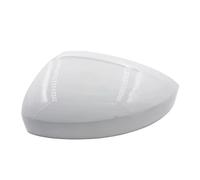 YBHPQRE Wing Mirror Covers Caps Compatible With VW For Tiguan For Allspace L MK2 2017 2018 2019 2020 Side Wing Mirror Caps Cover Car Rearview Mirror Cover Wing Cap Housing(White,Left)
