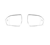 YBHPQRE Wing Mirror Lower Glass Compatible With Lincoln For Nautilus 2018 2019 2020 2021 2022 Car Rearview Mirror Glass Lenses Exterior Side Reflective Glass Lens With Heating Blind Spot(2pcs)