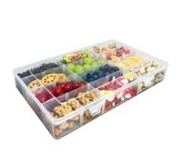 YBhuoo Snack with Compartments, Snack for Travel, Box Large Box Box 18