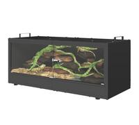 YBING 20 Gallon Reptile Terrarium - Bearded Dragon Tank with Glass Door, Front Opening Reptile Tank 28" x 12"x 12", Metal Frame, Terrarium Habitat for Geckos, Lizard, Snakes, Turtles