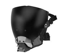 YBJMSFA Cyberpunk Mask Techwear Futuristic Masks,Black, Anti-fog LensHalloween Role-Playing Costume Knight Helmet Mask