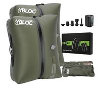 YBLOC Reusable Vacuum Travel Bags with Pump - 2-Pack 24L Space Saver Compression Bags, IP67 Waterproof & Durable TPU Vacuum Bags for Luggage, Carry-On & Travel Adventures(2 PC/24L+Pump)