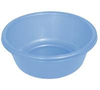 YBM Home Round Plastic Washbasin, 1148, 28.7 cm, Light Blue