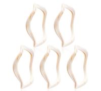 YBMYCM 5PCS Acrylic Chunky Bangle Bracelets for Women Resin Geometric Irregular Wristbands Stackable Bracelet Gift Jewelry, One Size, Acrylic, no gemstone