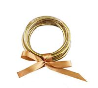 YBMYCM Glitter Jelly Bangles Bracelets Set for Women-Glitter Filled Jelly Silicone Bracelets, 8 inch, Silicone