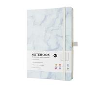 YBNKKUXKN Diary A5 Notebook 8.38 × 5.83 Inches Journal Leather Notepad 96 Pages for Men And Women Writing Office And Study Supplies Notebook