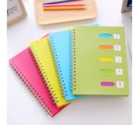 YBNKKUXKN Diary Color A5 roll Notebook 120 Pages University Standard Hardcover Writing Journal for Work And Notes A5 (6 x 8 inches) yellow Notebook(Gelb)