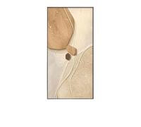 YBNKKUXKN Framed Neutral Abstract Wall Art Decoration for Living Room Dining Room Bedroom Office Wall Decor Hanging(Color2,60 * 120cm)