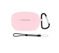 YBSCJHGR Case Cover Compatible with Sony WF-1000XM5 Earbuds 2023 WF1000XM5 Cover, Soft Silicone Shockproof Anti Scratch Case Protective Cover with Carabiner and Lanvard (Pink)