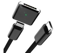 YBSGO 140W USB-C to Magnetic 3 Adapter with 240W Type-C Charging Cable(6.6FT/2M),Compatible with MacBook Air 2024/2025 M3/M4 13/15,2023/2022 M2,MacBook Pro 2024/2023 M4/M2 Pro&Max 14/16,2021 M1