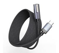 YBSGO 140W USB-C to Magnetic 3 Cable 6.6FT/2M, 90° Charger Cord Compatible with Magsafe Charging for 2024 MacBook Air M3 13" 15"/Pro 14" 16", 2023/2022 Air 13“ 15" M2/Pro 14" 16", Pro 2021 M1 14" 16
