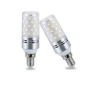 YBTOP 12W E14 LED Corn Screw Bulbs,1200lm 6000K Daylight White,100W Incandescent Bulbs Equivalent,Not-dimmable,2-Pack