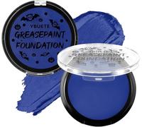 YBUETE Blue Cream Face Body Painting Foundation, Professional Full-coverage Oil Based Blue Face Paint Halloween SFX for Corpse Bride Avatar Cosplay Makeup for Adult Carnival & Stage Performance