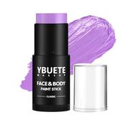 YBUETE Light Purple Oil Based Face Body Paint Stick, Non-toxic Full-coverage Face Painting Ursula Costume Mermaid Zombie Cosplay SFX Makeup, Waterproof Cream Light Purple Body Painting for Adults