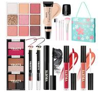 YBUETE Makeup Kit for Teens Girls Women,Portable Makeup Present Set for Beginners & Professionals, Travel Makeup Kit,Cosmetic Bundle Include Foundation Eyeshadow Palette Lipstick Eyeliner Mascara