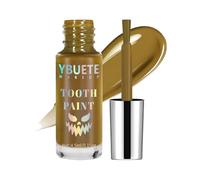 YBUETE Nicotine Tooth Paint, Professional Nicotine Teeth Makeup SFX, Safe for Mouth, Quick Dry Realistic, Rotten Decayed Cruddy Missing Teeth Paint for Cosplay Halloween SFX Special Effects