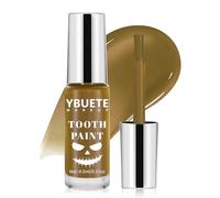 YBUETE Professional Halloween Yellow Tooth Paint, Temporary Nicotine Color Tooth Paint，Decayed Rotten Cruddy Missing Teeth Makeup, Perfect for Cosplay, Halloween Makeup, Theater, Costume Party