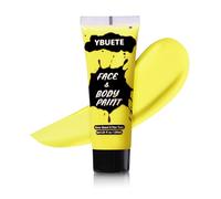 YBUETE Yellow Face Body Paint, Professional Paint for Halloween Cosplay Costume Party, Full-coverage Multi-Color Cream Makeup Blendable Body Painting for Adults Halloween Cosplay SFX Makeup Paint