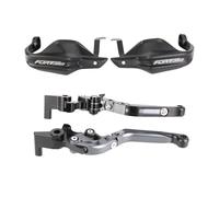 YBVDCXP Brake Motorcycle Protector Motorycle Brake Clutch Levers Adjustable Foldable Extendable Control for QJMOTO Fort 350 GT 350GT Handlebar Handguard Hand Guard
