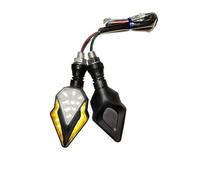 YBVDCXP Motorcycle Indicators Motorcycle Steering Lamp Indicator Turn Signal Lights Brake LED Rear Tail Turning Flashers Amber Blinker For 2pcs