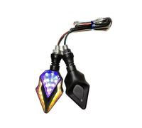 YBVDCXP Motorcycle Indicators Motorcycle Steering Lamp Indicator Turn Signal Lights Brake LED Rear Tail Turning Flashers Amber Blinker For 2pcs