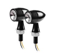 YBVDCXP Motorcycle Indicators Motorcycle Turn Lights LED Moto Amber Flashing Lamp Bullet Signal For 12V Indicators